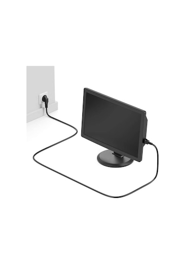 Bilgisayar Pc Kasa Monitör Için Power Güç Kablosu 3 Metre