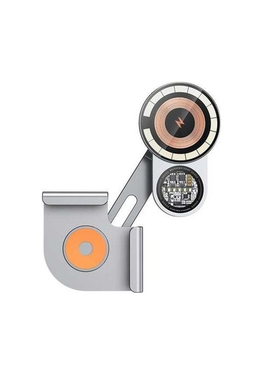 Dancemonkey A8s Tesla Araba Ekran Tabanı 15 W Kablosuz Şarj Navigasyon Braketi Siyah