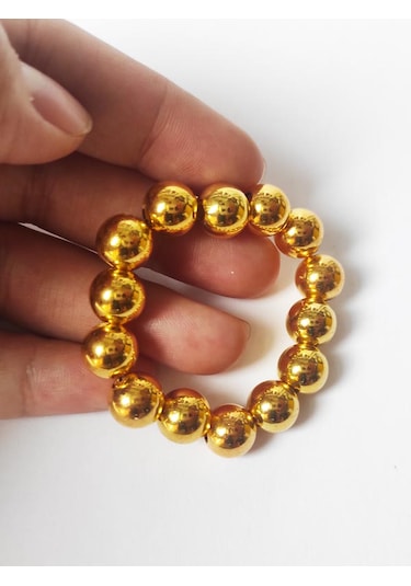 6 Adet İncili Peçete Yüzüğü Halkası Gold