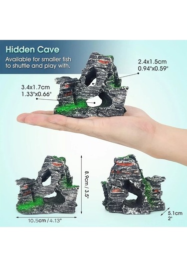 Pazly 18 Adet Gerçekçi Plastik Akvaryum Bitkisi Seti - Balık Tankı Dekorasyonu Balık İçin İpek Bitkiler