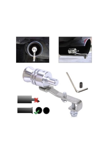 Araç Turbo Ses Düdüğü Egsoz Susturucu