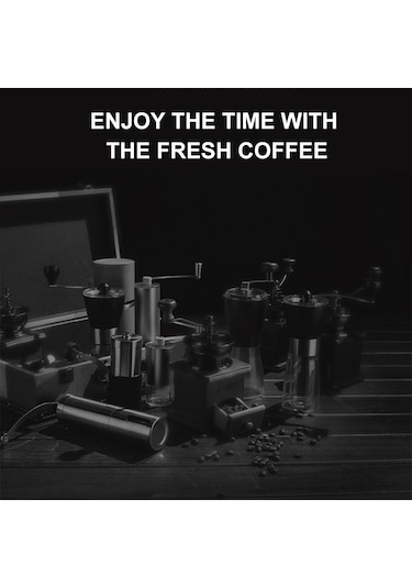 Wezone 304 Çelik El Matik Kahve Değirmeni - Seramik Çekirdekli, Ayarlanabilir, Taşınabilir, 40g Kapasite, Kolay Temizlenir Diğer