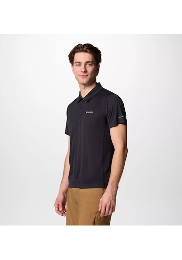 Columbia Ao4872 Zero Rules Light Erkek Polo T-shirt 2118551010 Siyah