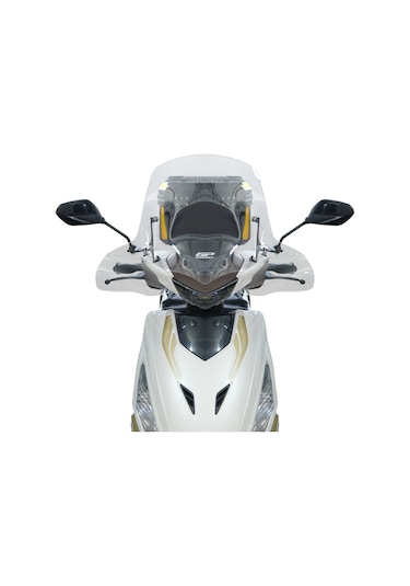 GP Kompozit  Hero DASH 125 2022-2024 Uyumlu Ön Cam Şeffaf 58 cm