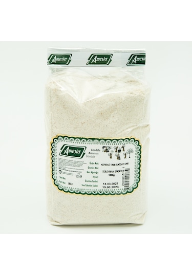Amesia Kepekli Tam Buğday Unu 1 KG