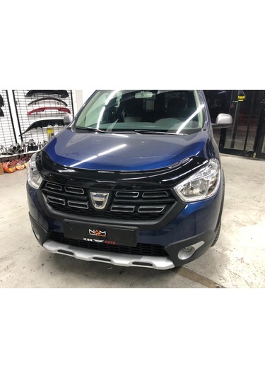 Dacia Dokker Kaput Rüzgarlığı Kaput Koruma 2012+ Parlak Siyah
