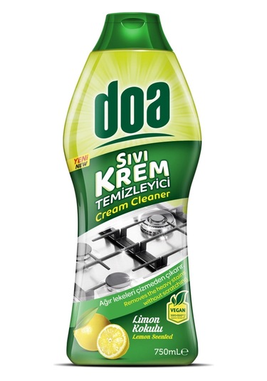 Doa Sıvı Krem Temizleyici Limon Kokulu 750 Ml Vegan X 4 Adet 2'li Set