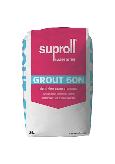 Suproll Grout 60N Rötresiz Yüksek Mukavemetli Grout Harcı