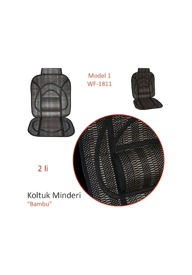 Pmx Koltuk Minderi Bambu Siyah 2 Li Model 1 Wf-1811