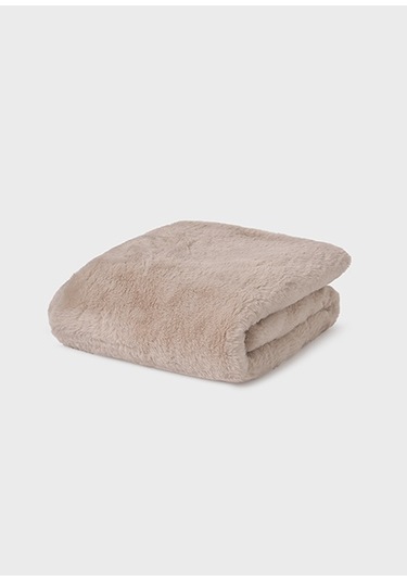 Mayoral Bej Peluş Bebek Battaniyesi 9955 Bej