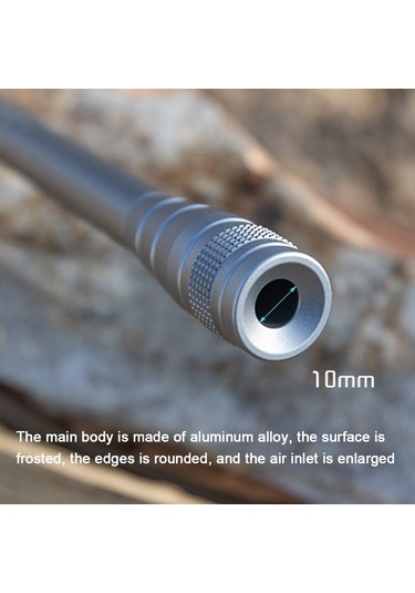 Gajeena Alüminyum Çelik Ayrılabilir Alev Destekleyici, Taşınabilir Depolama Çantasıyla, Kamp Ve Açık Hava Pişirme İçin Verimli Yangın Aracı Gümüş