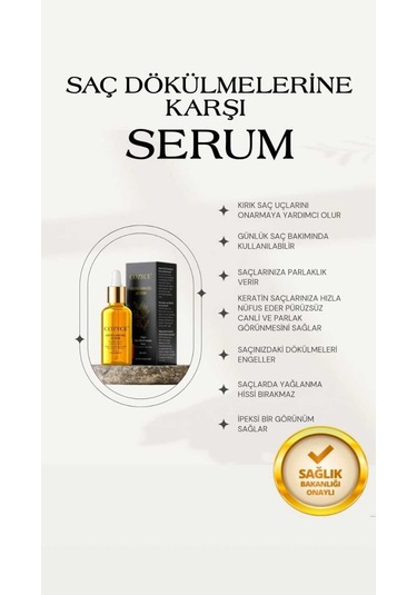 Cozyce Keratin ve Argan Yağlı Saç Bakım Serumu 2 x 30 ML