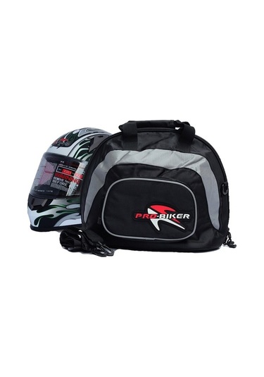 Sürme Kable G-xz-009 Su Geçirmez Motosiklet Kask Çantası Kuyruk Çantası Seyahat Bagaj Siyah