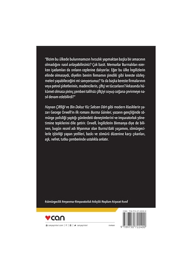 Burma Günleri - George Orwell - Can Yayınları