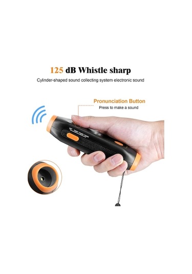 Wondernest Turuncu Sos Lambası Kamp Işığı Hakem Feneri Fener Emniyet Elektronik El Eğitmen Düdük Düdüğü Acil Durum Sinyali - Pd Altın