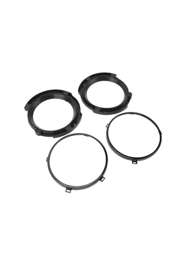 Reedark Jeep Wrangler Jk 2007-2018 İçin 7 İnç Dairesel Far Montaj Braketi Çift , Dayanıklı Çelik Malzeme, Koruyucu Ve Dekoratif Fonksiyon El-1018-bk