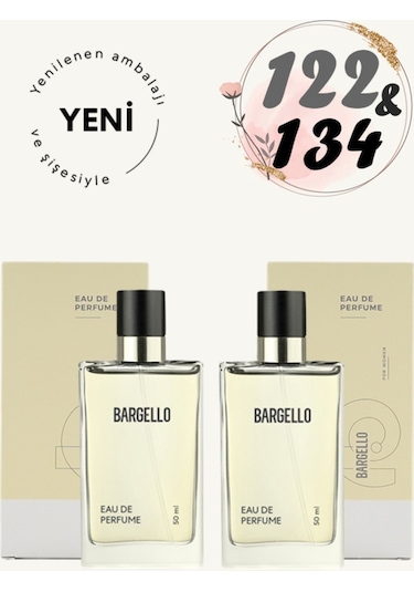 Bargello 122 Oriental Kadın Parfüm EDP 50 ML + Bargello 134 Oriental Kadın Parfüm 50 ML