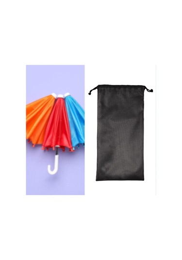 Homyl Bağcıklı Saklama Çantası Hafif Çadır 25cmx100cm Siyah