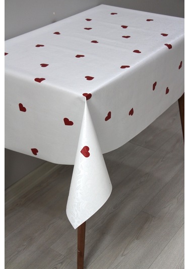 Astarlı Silinebilir Pvc Muşamba Masa Örtüsü 76-g-beyaz