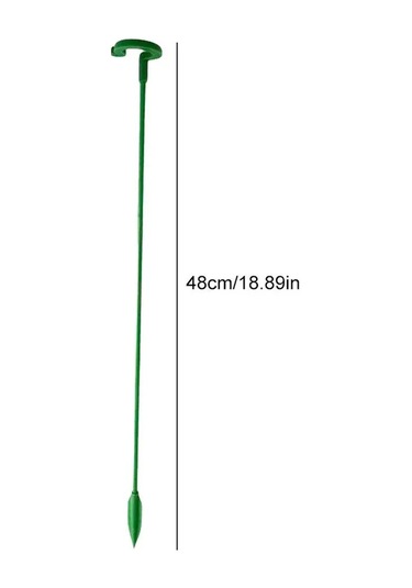 Dofolink Bitki Dik Tutucu, 48cm Plastik Çiçek Ve Çalı Destek Aynaları, Rüzgar/yağmur Koruması, 10 Adet - İç/çerkek Saksı Bitkileri İçin