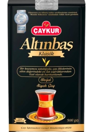 Çaykur Altınbaş Klasik Doğal Siyah Dökme Çay 10 x 500 G