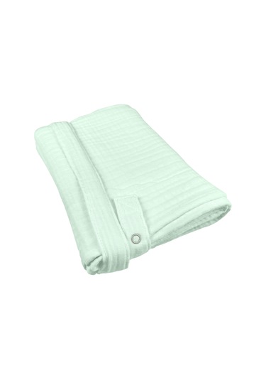 4 Katlı  Iç Göstermez Pamuk Müslin Bebek Emzirme ÖnlüğüMint Yeşili