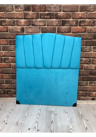 Emba Mobilya Papatya Tek Kişilik Baza Başlığı Mavi 120 CM