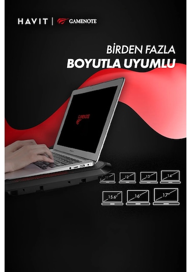 Havit Gamenote F2081 Cooling Pad Rgb Gaming Laptop Soğutucu - 2 B