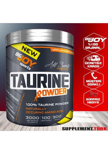 Bigjoy Sports Taurine Powder Taurin Aromasız 300 Gr