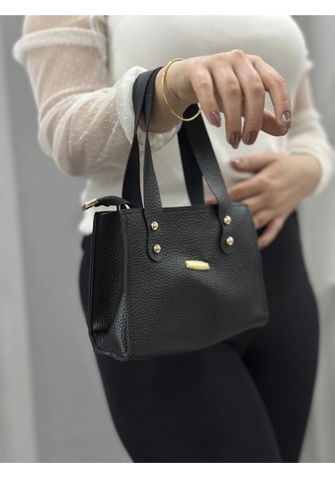 Biçomi Siyah Cilt Limoe Çanta Siyah