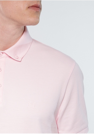 Mavi - Pembe Polo Tişört 063247-71007 Pembe