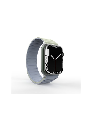 Apple Uyumlu  Watch  Series 10 46mm Strap Manyetik Mıknatıslı Silikon Kordon Kayış