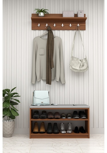 Asra Trend Puflu Ayakkabılık Ve Askılık A-34 Nevada Nevada