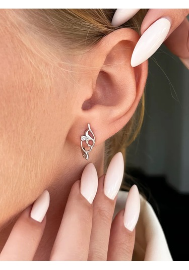 Serebranyj Dom 925 Gümüş Taşlı Küpeler 12392790 Diğer