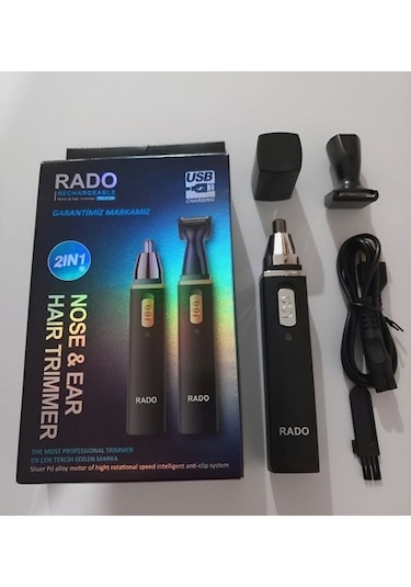 Rado Rd-3138 Şarjlı Kulak Burun Kıl Temizleme Tıraş Makinesi