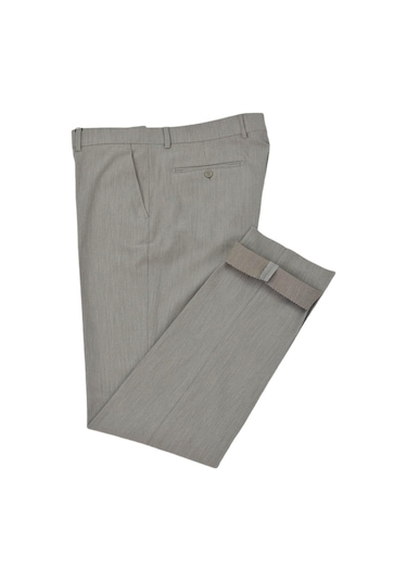 Erkek Klasik Kuş Gözü Kumaş Pantolon Bgl-st04739 Bej