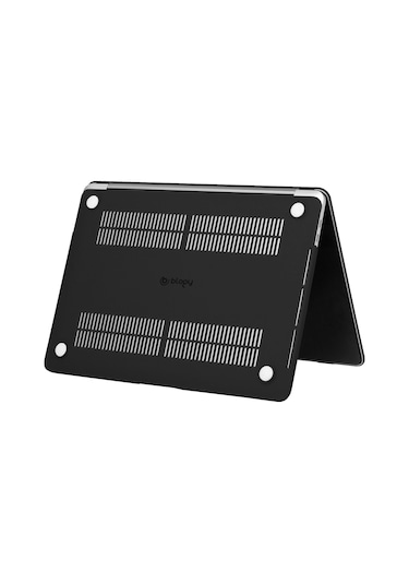 Blogy Apple Uyumlu MacBook Pro 14.2 İnç Crystal Fit Kılıf Siyah
