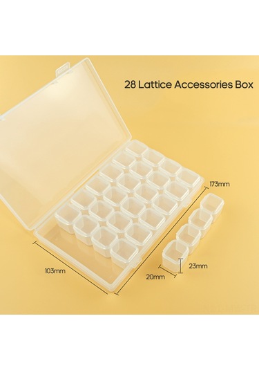 Moveevo 28 Bölmeli Şeffaf Tırnak Aksesuar Kutusu - Taşınabilir Pp Materyal, Ayrı Kapaklı, Kırılmaya Dayanıklı Mini Depolama Kutusu Diğer Moveevo 28 Bölmeli Şeffaf Tırnak Aksesuar Kutusu - Taşınabilir Pp Materyal, Ayrı Kapaklı, Kırılmaya Dayanıklı Mini Depolama Kutusu Diğer