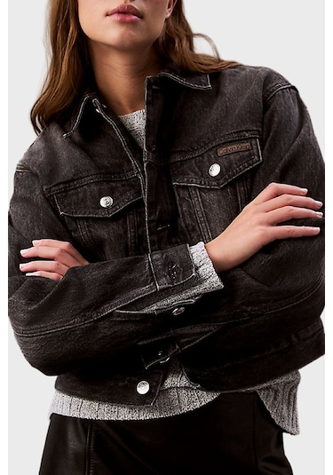 Calvin Klein Bayan Kot Ceket Lv047b741g Rdd Siyah Siyah