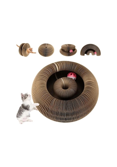 Mucit Home Akordiyon Kedi Tırmalama Toplu Eğlenceli Oyuncak