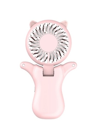 Mini Fan Tembel Taşınabilir Kordon Asılı Boyun Fan El Masaüstü Katlanır Usb Mini Dilsiz Sevimli Küçük Fan 6924 Renkli