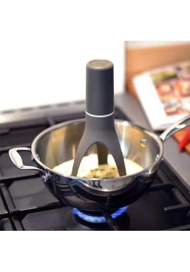 Fastbuy Elektrikli Tel Çırpıcı, Paslanmaz Çelik, Mutfak El Mikseri, Pratik, Gri Gri