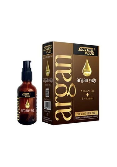 Softto Plus Argan Saç Cilt Bakım Yağı 50 ML