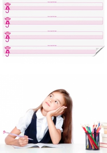 Ceylan Adam Kılavuz Çizgili Akıllı Kağıt Yazı Tahtası Duvarda İz Bırakmaz Statik Yeni Müfredata Uyg Diğer