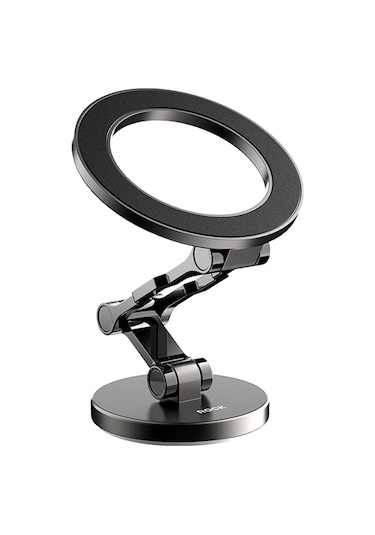 Rock Ram0037 Araba Manyetik Katlanabilir Telefon Tutucu Siyah