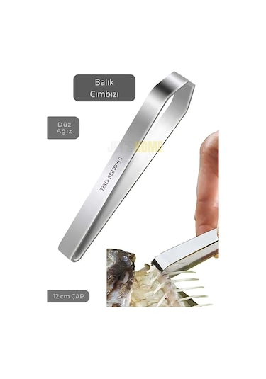Balık Uçlu Cımbızı Paslanmaz Kılçık Cımbızı Çelik Dekor Cımbızı 12 Cm