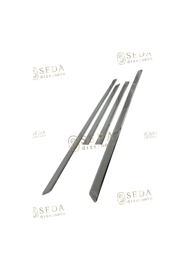 Ford Fiesta 5 Hb /3d 2002 2006 Yan Kapı Çıtası 4 Prç. P. Çelik