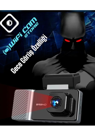 3 Kameralı Wifili Ekranlı Araç Kamerası
