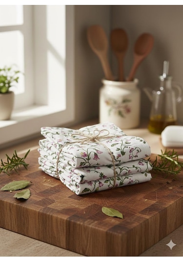 Cath Kidston Desenli Mutfak Kurulama Bezi 1-adet Çok Renkli