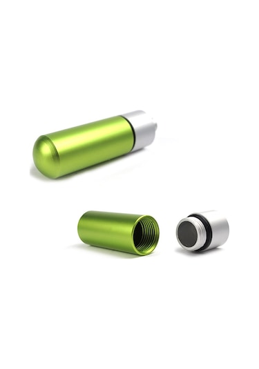 Mini Su Geçirmez EDC Anahtarlıklı Seyahat Hap Tutucu 5 Adet Çok Renkli